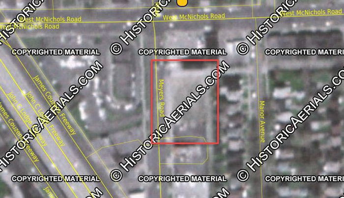 Palm Beach Lanes - 1983 Aerial - Wiped Out (newer photo)